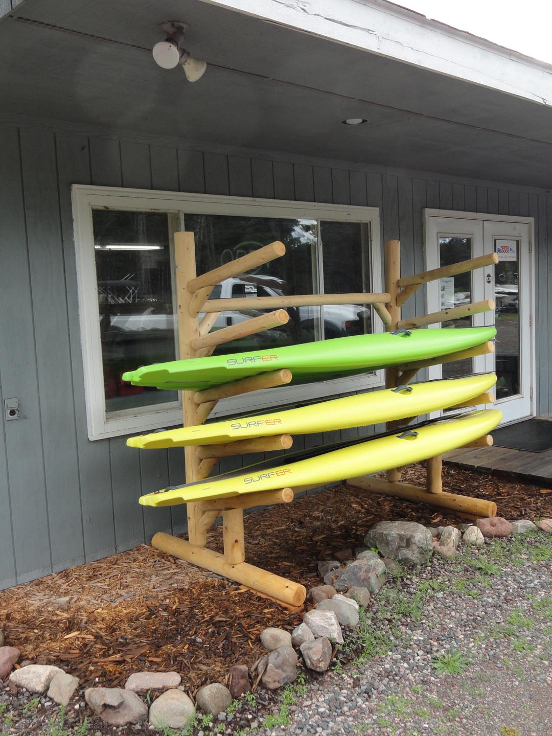 Kayak Racks for Cabins Resorts Lake Front Properties