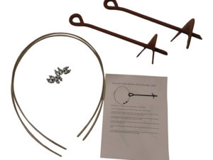 Set Includes 2 @ 15"  Anchor Kit  for Tight Packed Earth