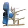 Paddle boat storage rack
