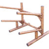 2-Place 1-Sided Canoe and Kayak + Paddle Boat Rack - Image 4