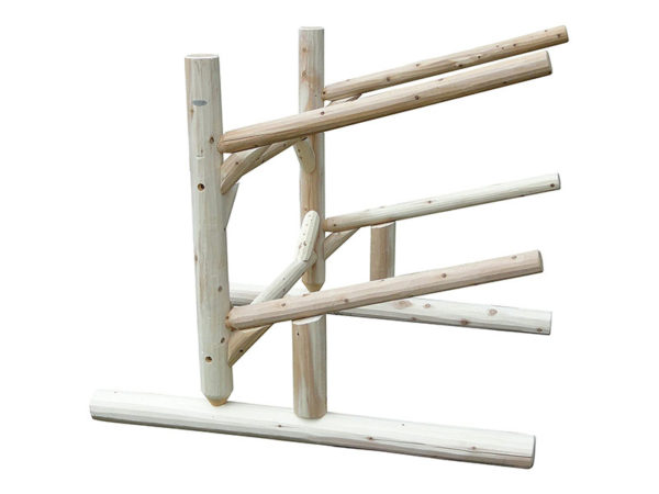 3-Place 1-Sided Kayak Rack With Extended Feet - Image 4