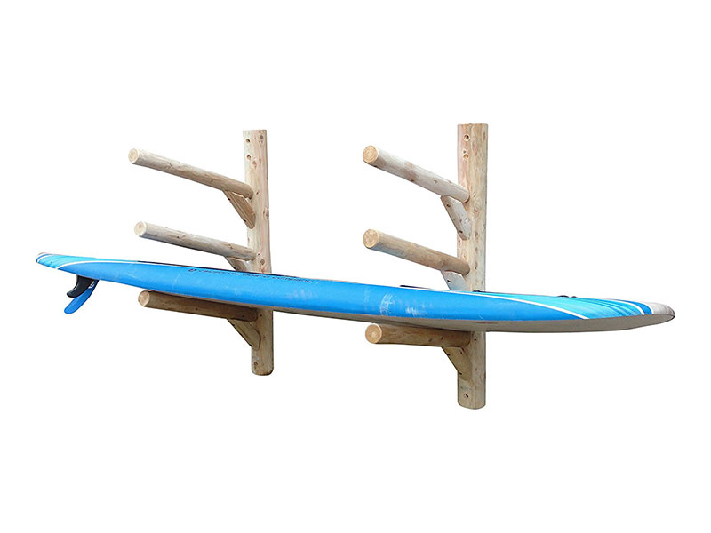 Wall Mounted Surfboard Storage 3 Place Wall Rack For Sup Paddleboard