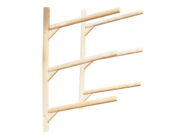 3 Place Kayak / Canoe Rack – Wall Mount - Image 2