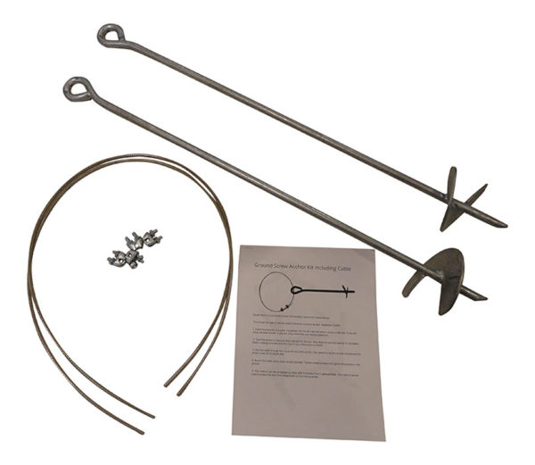 Ground Screw Anchor Kit Including Cable - Image 3
