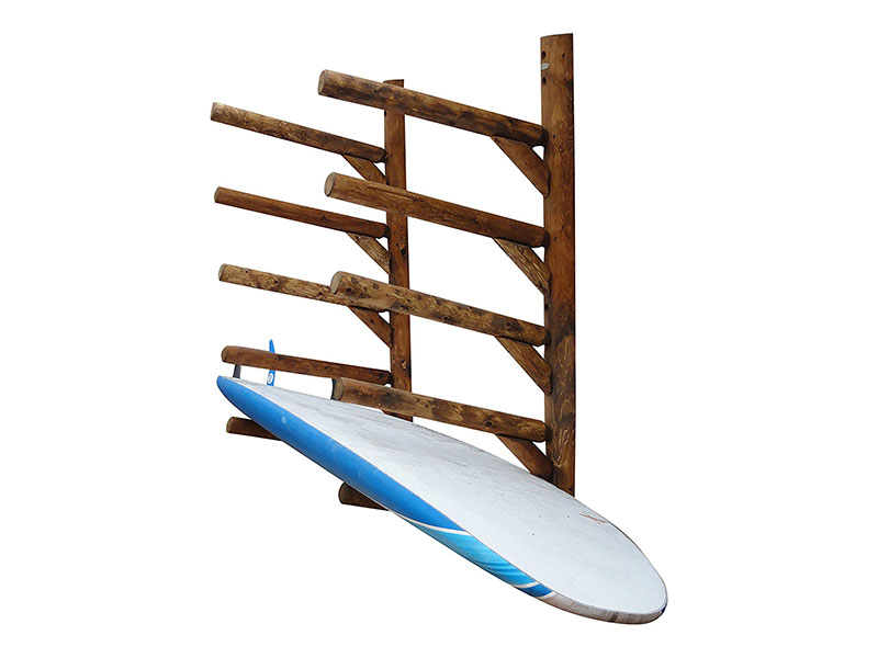 Wall Mounted Paddleboard Storage 5 Place Wall Rack For Surfboards