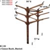 6-Place Canoe Rack Buried In Ground - Image 2