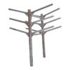 6-Place Canoe Rack Buried In Ground