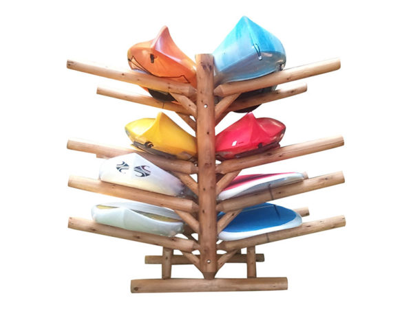 4 Kayak + 4 SUP Rack – Double Sided