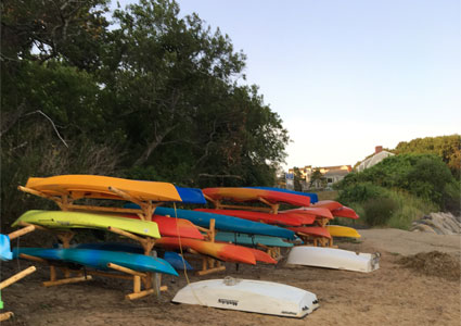 Canoe Storage Rack, Outdoor Canoe Stand