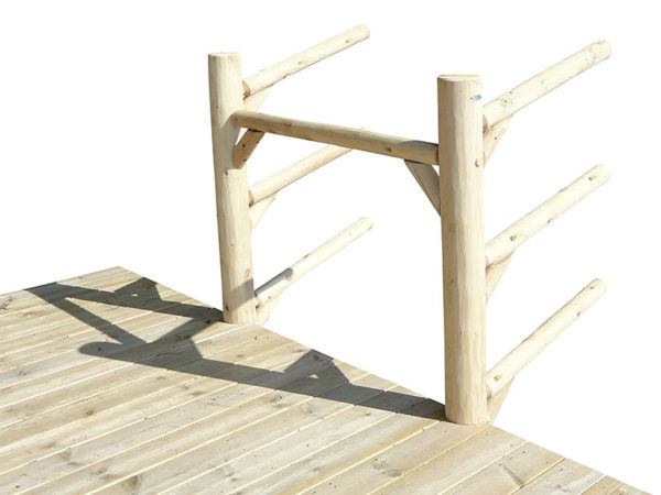 Dock-Mount Low 3 Kayak SUP Rack - Image 3