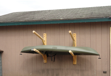 Kayak rack online for fence
