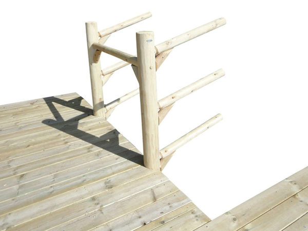 Dock-Mount Low 3 Kayak SUP Rack - Image 2