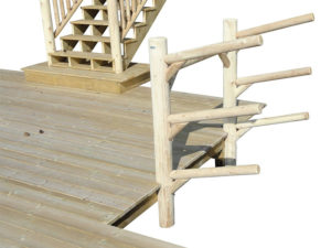 Dock-Mount Low 3 Kayak SUP Rack
