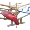 2 Canoe + 2 Kayak + 2 SUPS Rack