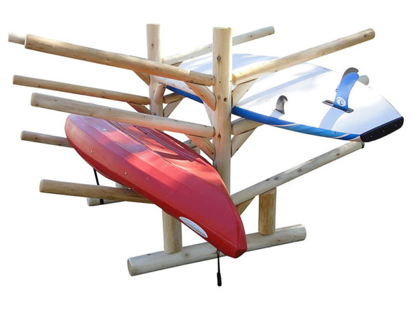 2 Canoe + 2 Kayak + 2 SUPS Rack