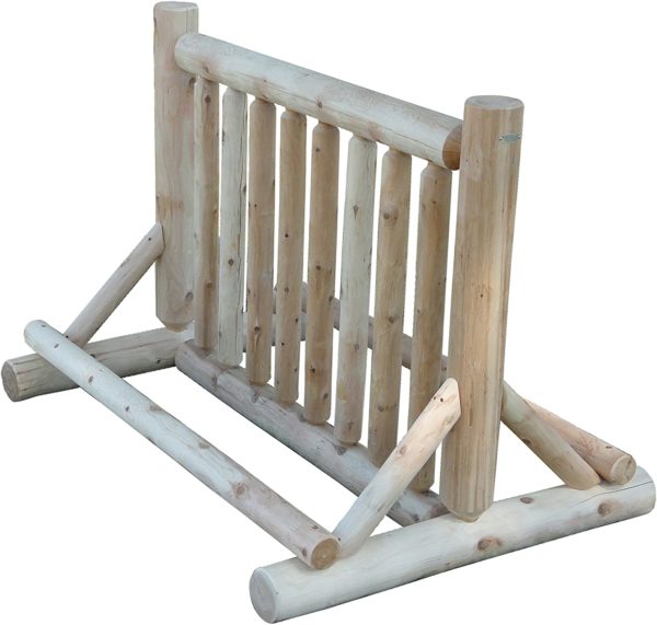 9 Place Log Bike Rack - Image 2