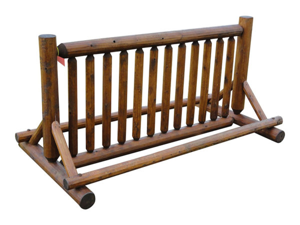 13 Place Log Bike Rack