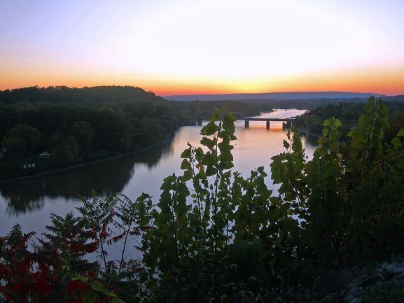 Mohawk River in Amsterdam NY