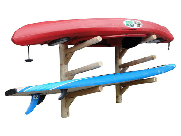 3-Place SUP and Surfboard Wall-Mounted Rack