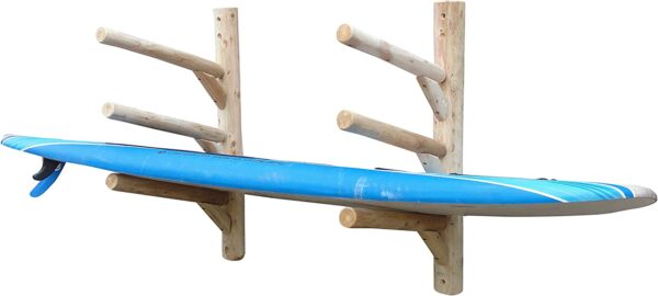 3-Place SUP and Surfboard Wall-Mounted Rack - Image 3
