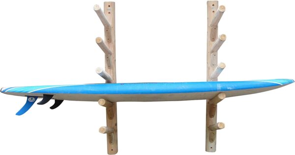 5-Place SUP and Surfboard Wall-Mounted Rack - Image 3