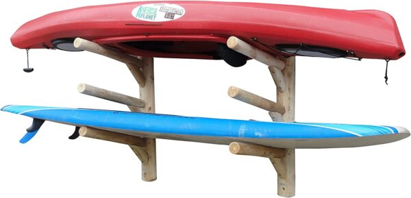 3-Place SUP and Surfboard Wall-Mounted Rack - Image 2