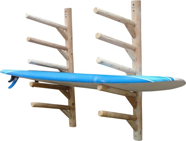 5-Place SUP and Surfboard Wall-Mounted Rack - Image 2