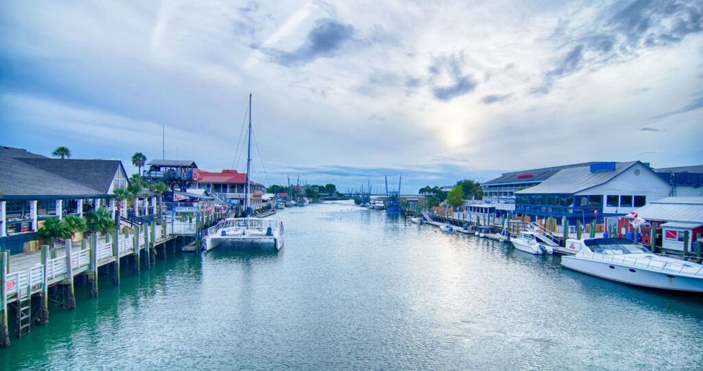 Shem Creek in Charleston, SC