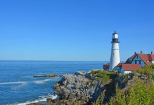 Casco Bay Lighthouse in Portland Maine