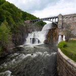 Croton River at Croton Gorge Park in NY