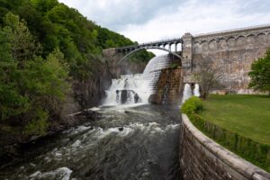 Croton River at Croton Gorge Park in NY