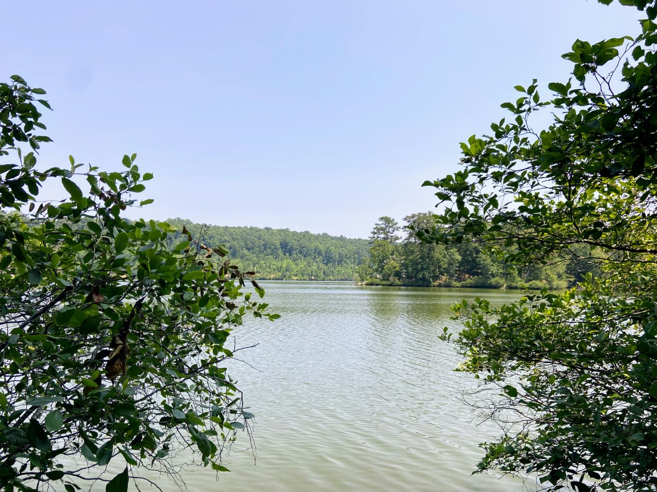 Lake for Kayaking in Oak Mountain State Park AL